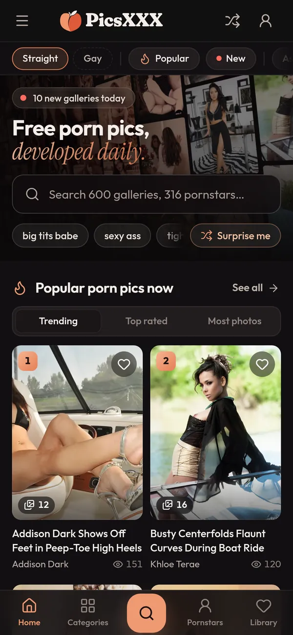 PicsXXX — على الهاتف